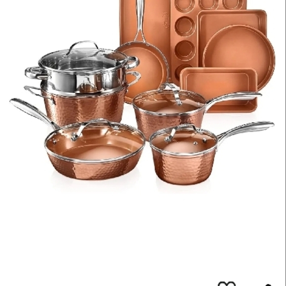 Brown Copper Cookware Set - Picture 7 of 8